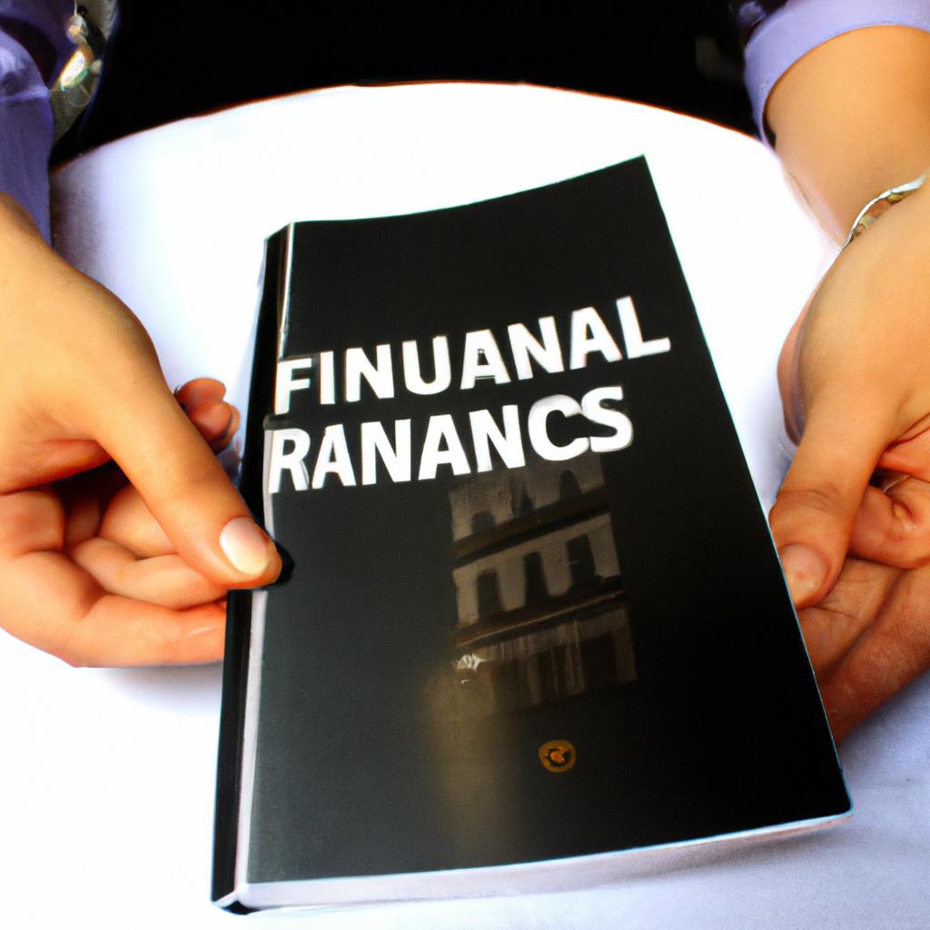 Person holding restaurant financing guide